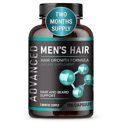 Hair Growth Vitamins For Men - Anti Hair Loss Pills.