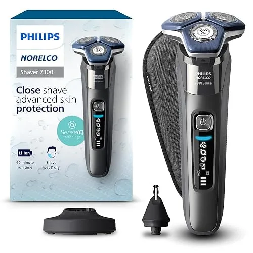 Philips Norelco Shaver 7300, Rechargeable Wet & Dry Electric Shaver