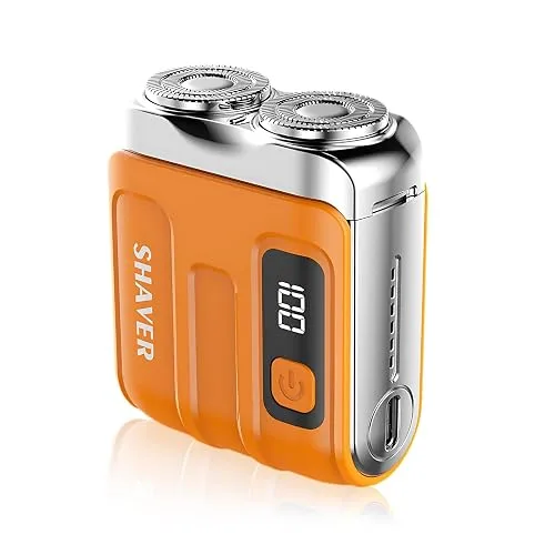 2026 New Portable Mini Mens Electric Shaver (Orange) | Portable