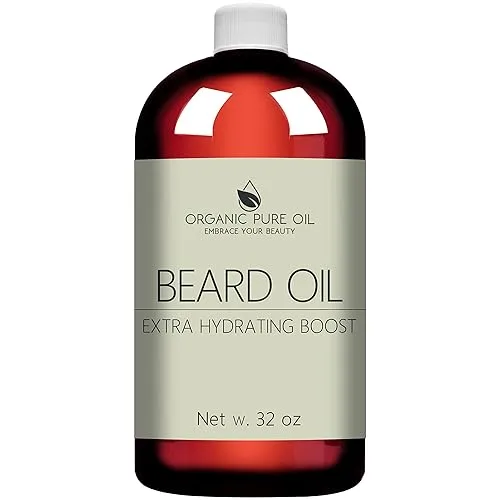 Unscented Beard Oil - Natural, Non-GMO, Facial Hair Hydrating &