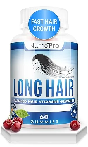 NutraPro Long Hair Gummies – Anti-Hair Loss Supplement for Faster