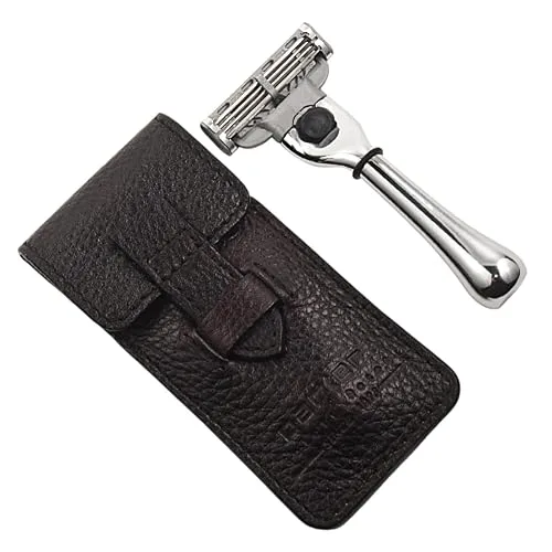 Parker Travel Razor – Compatible with Gillette® Mach3® Cartridges |