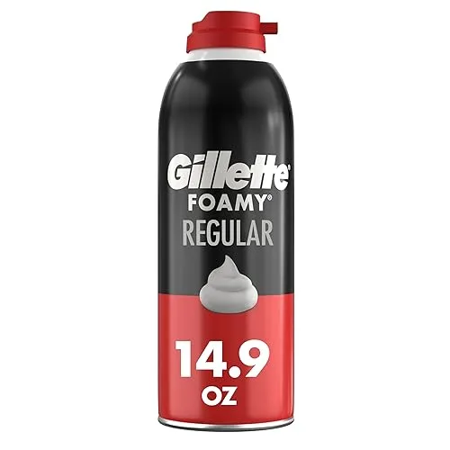 Gillette Foamy Classic Shave Foam for Men, Protection Against Shaving