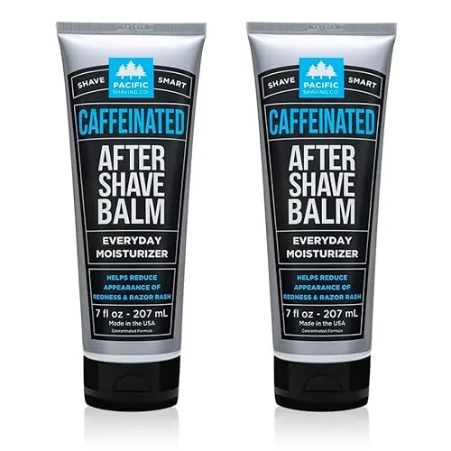 Pacific Shaving Company Caffeinated Aftershave, Men's Grooming Product - Antioxidant