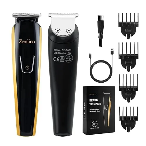 Beard Trimmer for Men, Rechargeable Men's Hair Trimmer for Mustache,