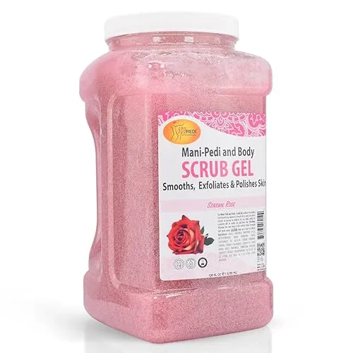 SPA REDI – Sensual Rose Pumice Scrub Gel, Exfoliating, Hydrating