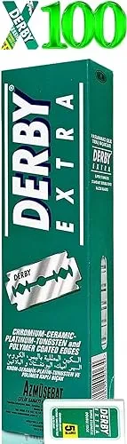 Derby Extra Double Edge Razor Blades, 100 Count