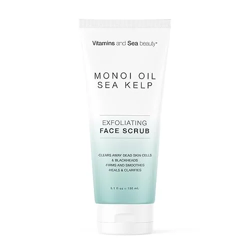 Exfoliating Face Scrub with Monoi Oil & Sea Kelp –