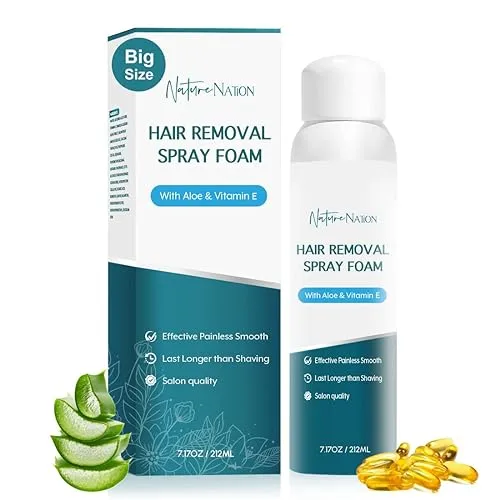 Hair Removal Spray Foam - 7.17 oz (212ml) - Cream