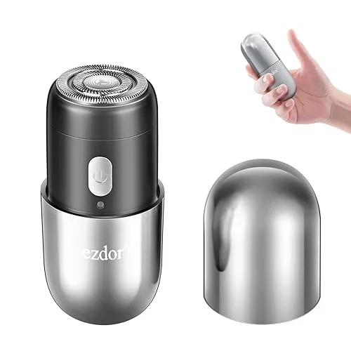 Mini Electric Shaver, Compact Electric Razor for Men Women, USB-C