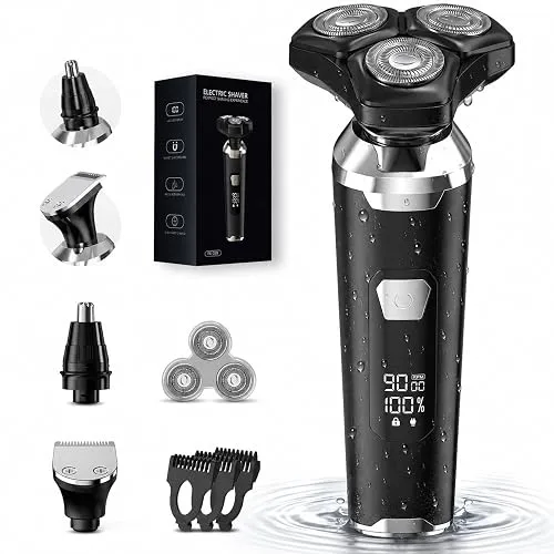 Electric Razor for Men: Wet/Dry Electric Shavers for Men -