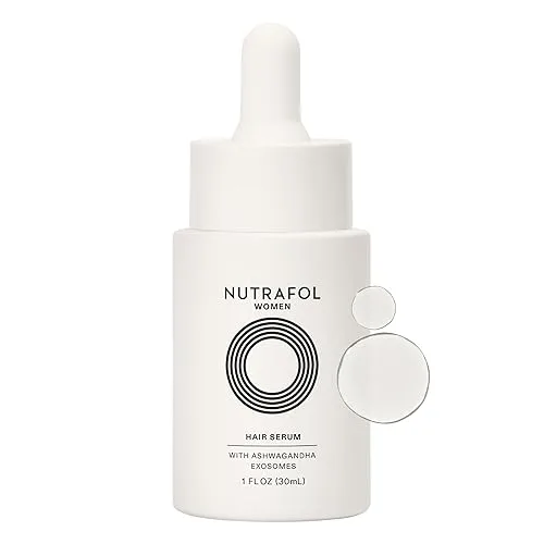 Nutrafol Women's Hair Serum, Supports Visibly Thicker and Stronger Hair,