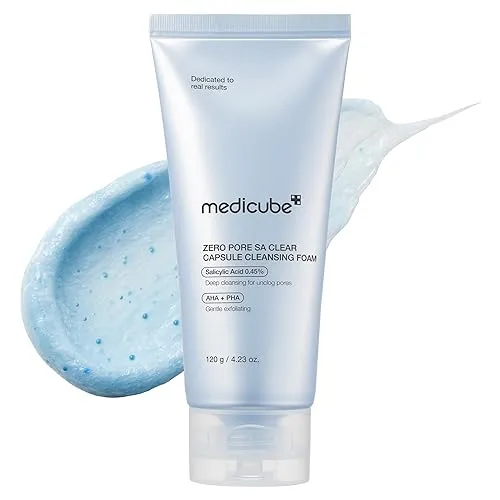 medicube Zero Pore Clear Blue Capsule Facial Deep Cleanser for