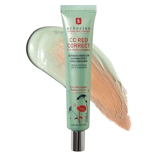 Erborian CC Red Color Correcting SPF 25 Green Pigment Cream,