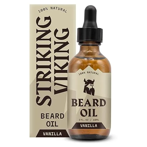 Striking Viking Vanilla Beard Oil for Men - Naturally Derived