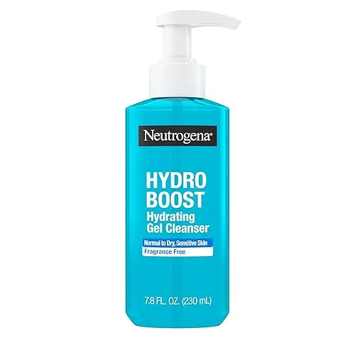 Neutrogena Hydro Boost Face Wash, Fragrance Free, Hydrating Facial Cleanser