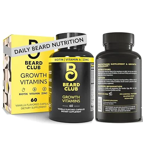 The Beard Club - Biotin Beard Growth Vitamins - Support
