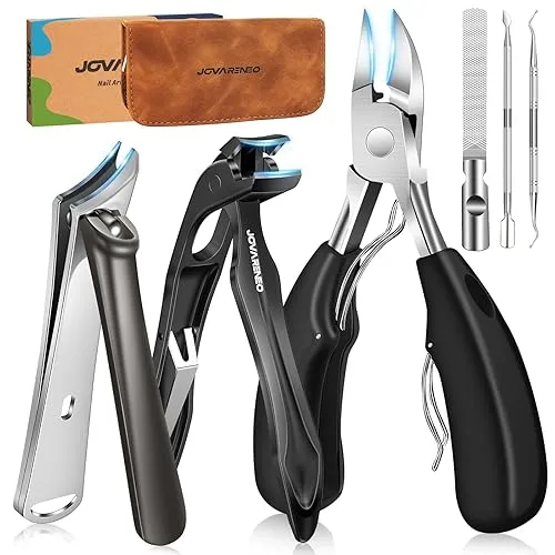 Nail Clippers for Seniors, Heavy Duty Ingrown Toenail Clippers with