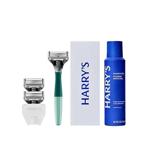 Harry's Original Shaving Kit for Men - 1 Razor Handle,