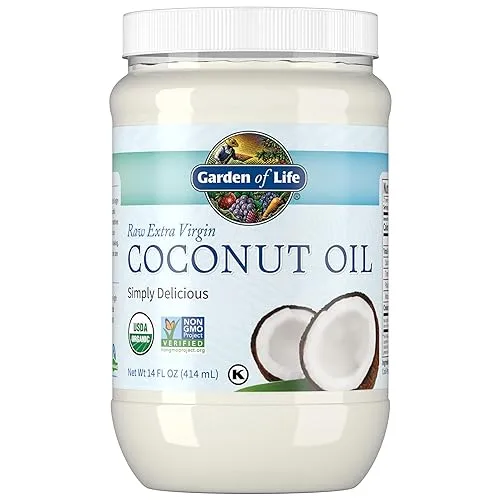 Garden of Life Coconut Oil for Hair, Skin and Cooking,