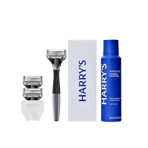 Original Shaving Kit for Men - Razor Handle, 3 Razor