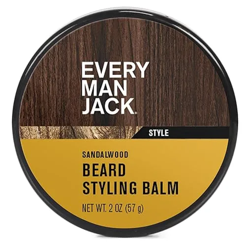 Every Man Jack Beard Styling Balm - Light Sandalwood Scent