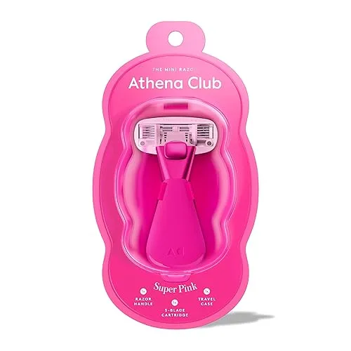 Athena Club Mini Razor Kit for Women, Travel Size 5-Blade