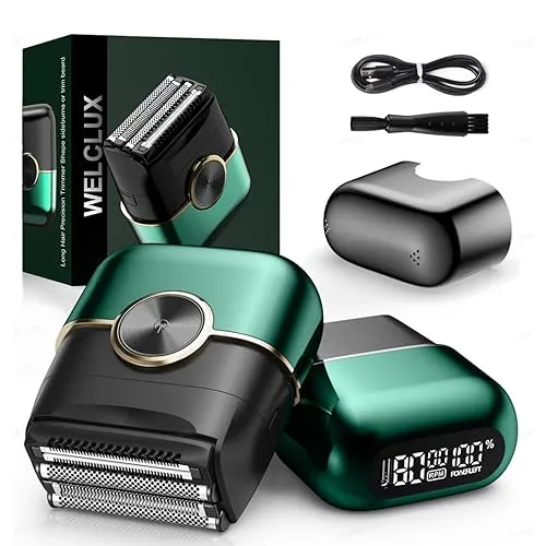 Electric Foil Shavers for Men: Mini Electric Razor with 4