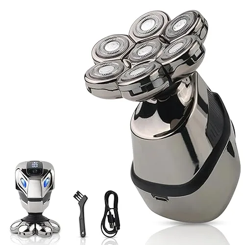 7D Head Shavers for Bald Men - Electric Detachable Bald