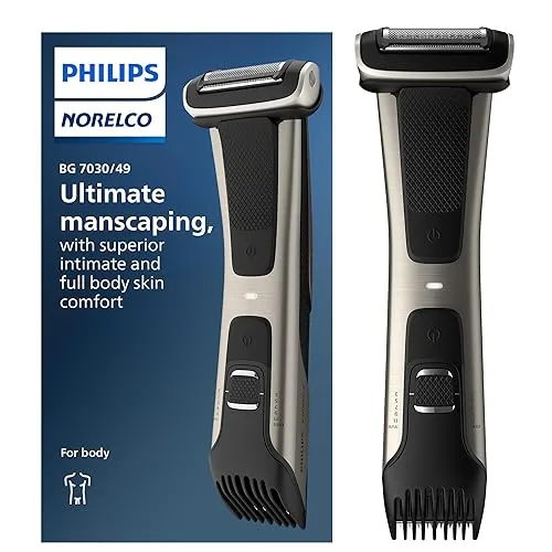 Philips Norelco Bodygroom 7000 Series, Showerproof Groin and Body Trimmer