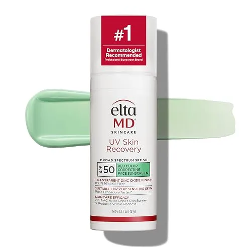 EltaMD UV Skin Recovery 100% Mineral Face Sunscreen, SPF 50