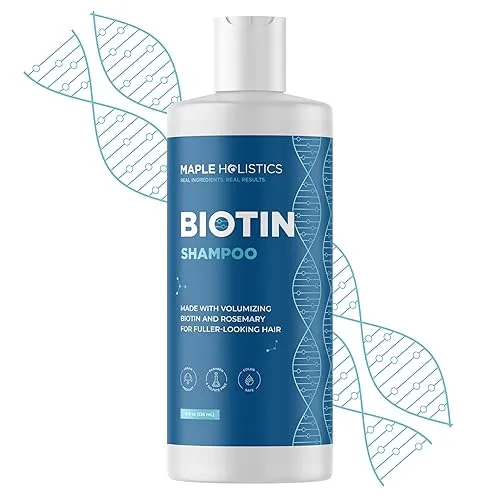 Rosemary and Biotin Shampoo for Thinning Hair - Vegan Volumizing