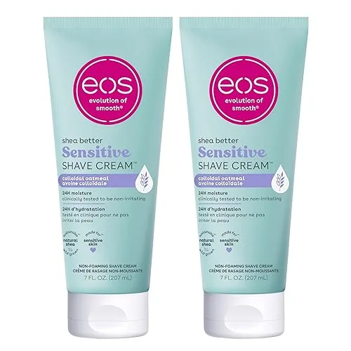 eos Shea Better Sensitive Skin Women's Shave Cream- Fragrance-Free, 14