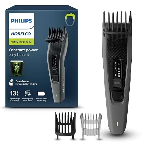 Norelco Philips Hair Clipper 3000 Series, Hair and Beard Trimmer,