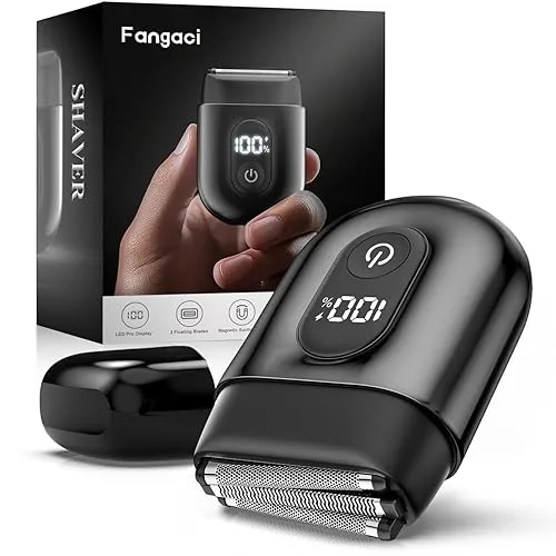 Electric Foil Shavers for Men: Mini Electric Razor with Big