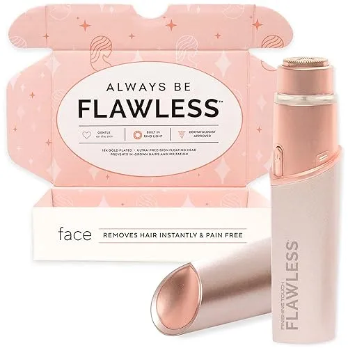 Finishing Touch Flawless Facial Hair Remover for Women, Rose Gold