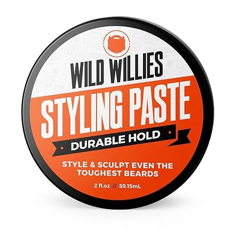 Wild Willies Beard Styling Paste - Men's Grooming Balm with
