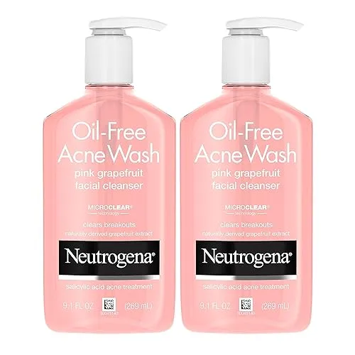 Neutrogena Oil-Free Pink Grapefruit Pore Cleansing Acne Wash and Daily