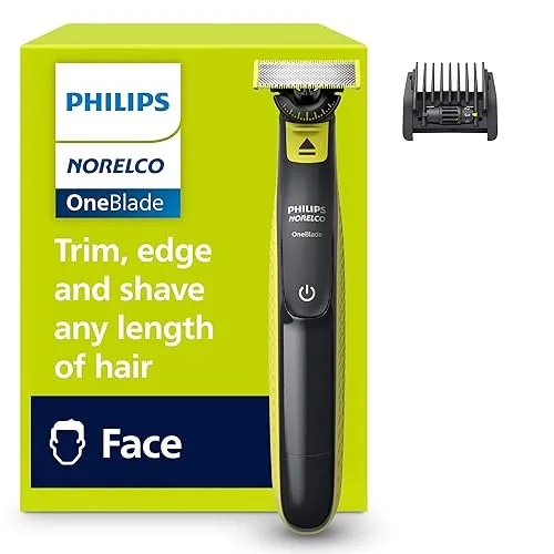 Norelco Philips OneBlade 360 Hybrid Face, Electric Beard Trimmer and