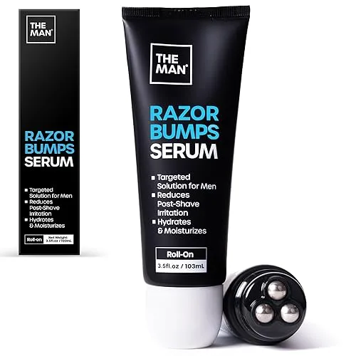 The Man Razor Bumps Serum - Ingrown Hair Treatment for
