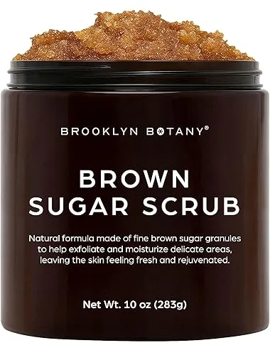 Brooklyn Botany Brown Sugar Body Scrub - Moisturizing and Exfoliating