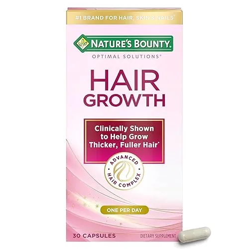 Nature's Bounty Hair Growth Supplement, 1 Per Day, Clinically Shown