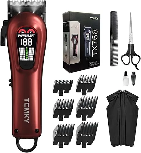 TCMKY Hair Clippers for Men Professional Clippers for Men Cordless&Corded