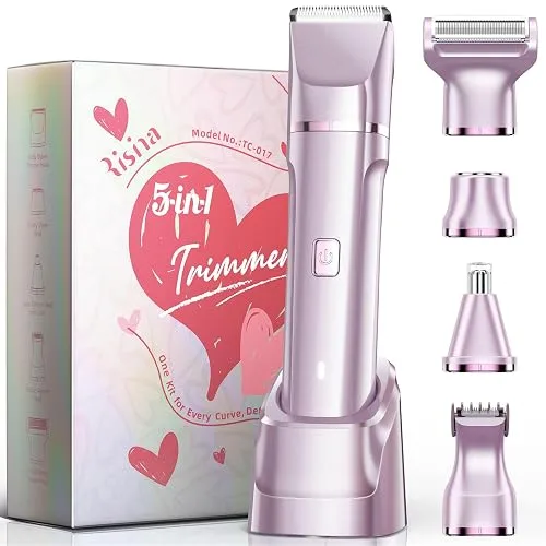 Risina 5-in-1 Bikini Trimmer for Women, Self Care Gifts, Full