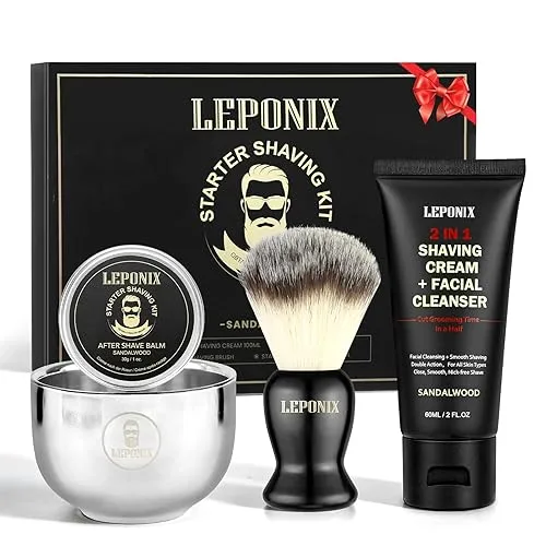 Shaving Kit, TSA Approved Travel Size Grooming Set - 60ml