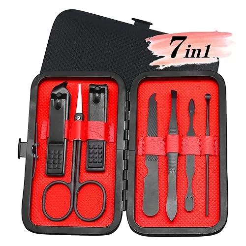 Manicure Set Manicure Pedicure Kit Nail Grooming Kit for Men,