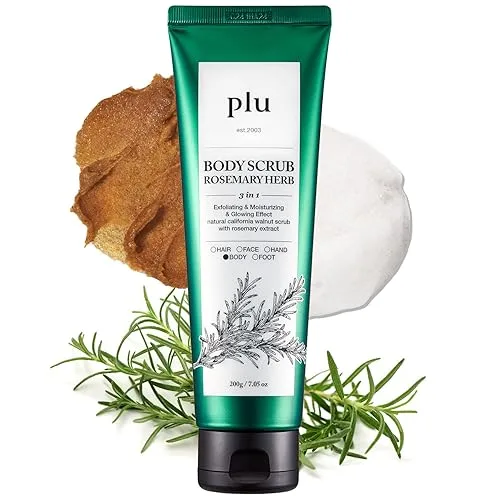 PLU Original Walnut Body Scrub Polish - Rosemary Herb -