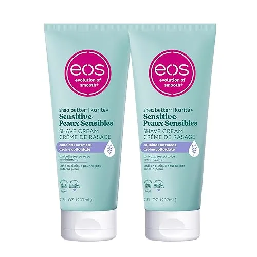eos Shea Better Shave Cream - Sensitive Skin, Fragrance free,