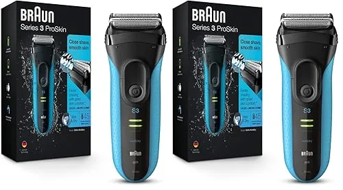 Braun Electric Series 3 Razor with Precision Trimmer, Rechargeable, Wet
