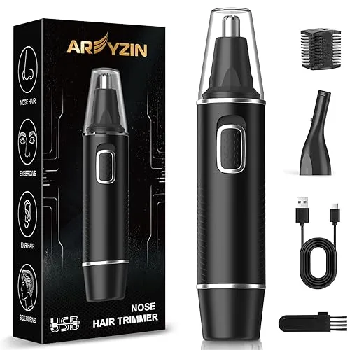 AREYZIN Nose Hair Trimmer for Men,Rechargeable Ear and Nose Trimmer,2026